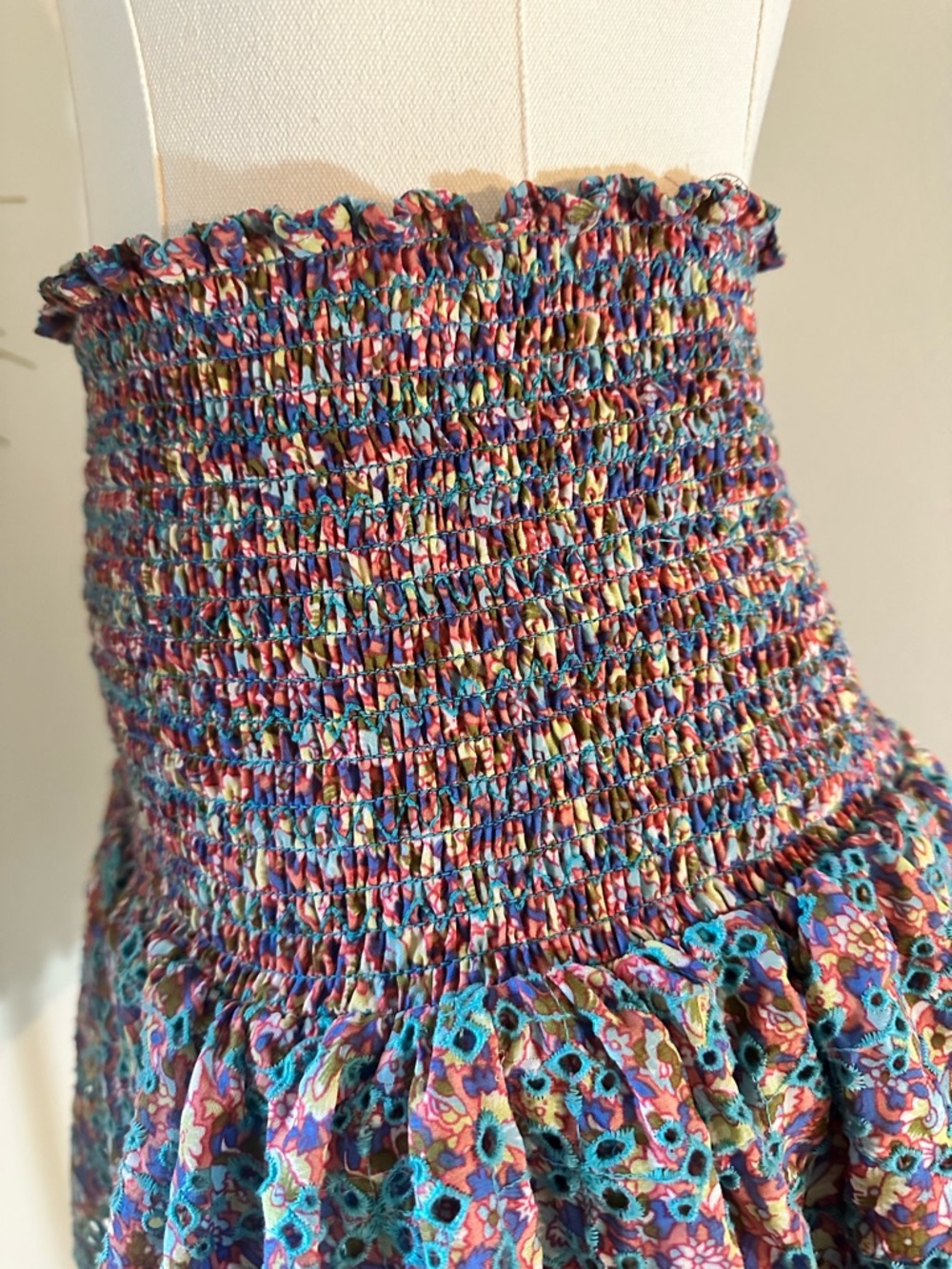 Ramy Brook Printed Tucker Skirt Medium - Picture 10 of 11